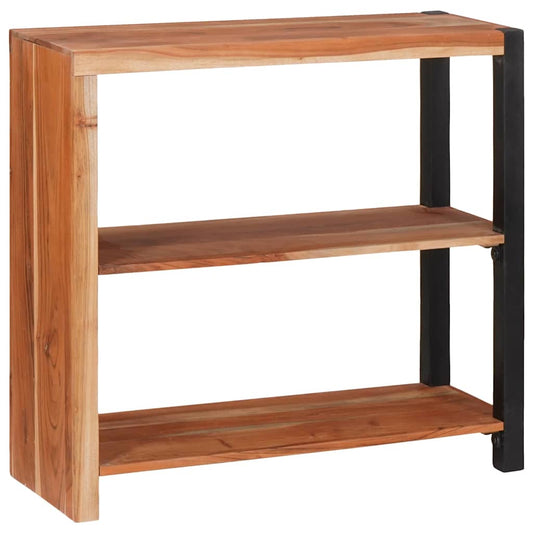 Könyvespolc Barna 80 x 30 x 75 cm Tömör Akácfa