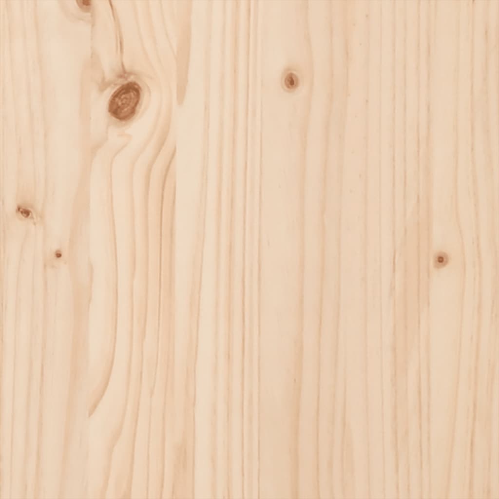 tömör fenyőfa könyvespolcos ágy matrac nélkül 140 x 200 cm