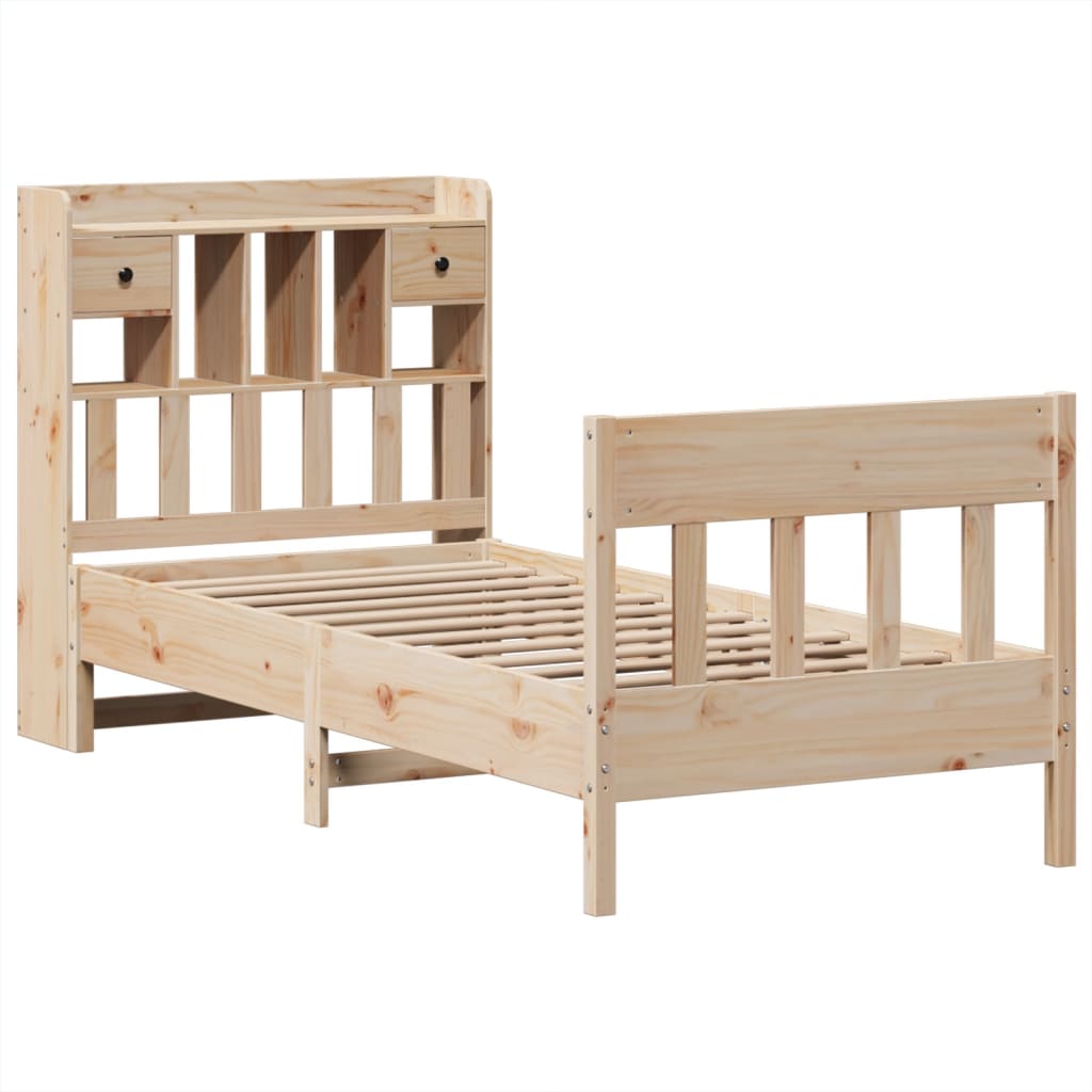 tömör fenyőfa ágykeret matrac nélkül 90 x 190 cm