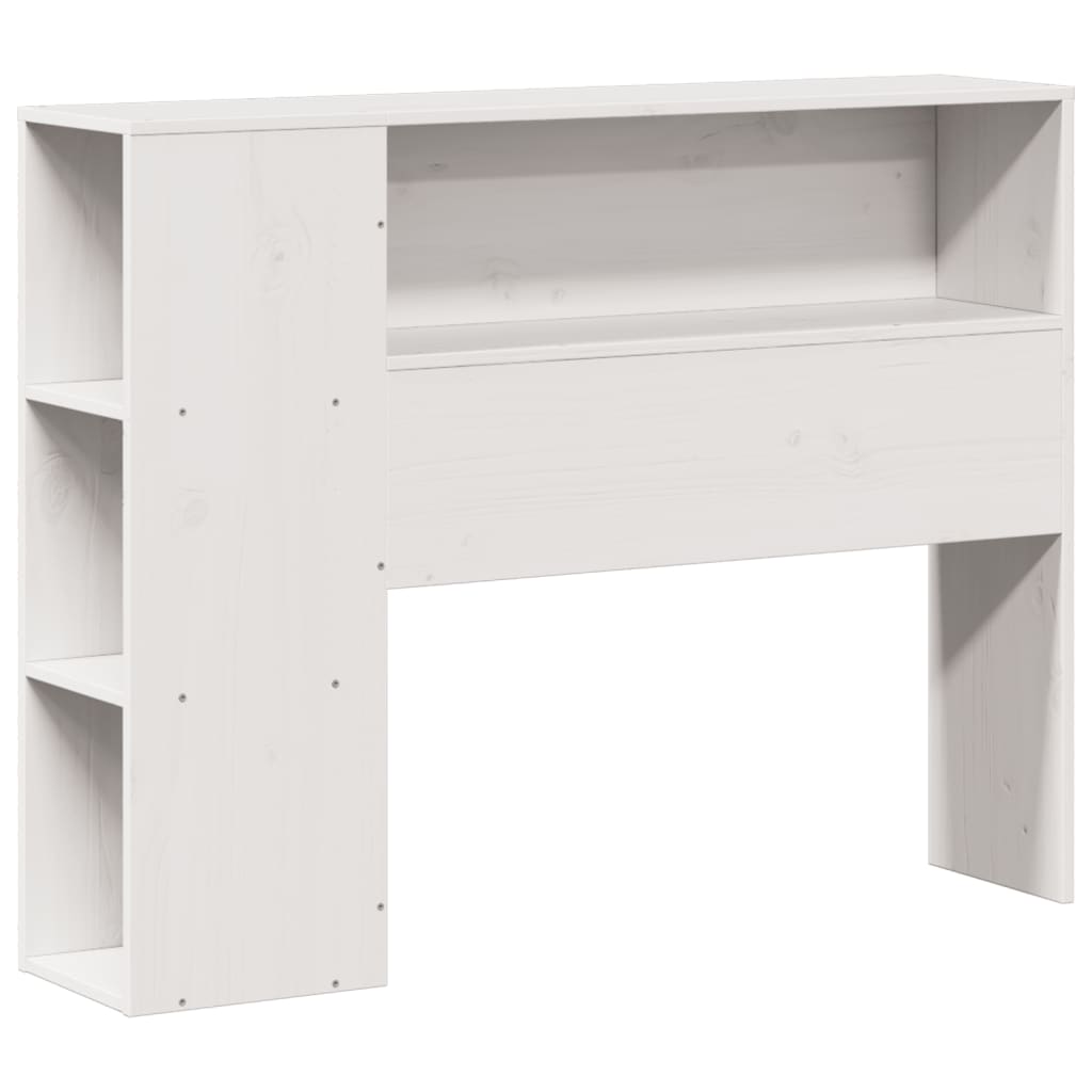 fehér tömör fenyőfa ágy matrac nélkül 75 x 190 cm