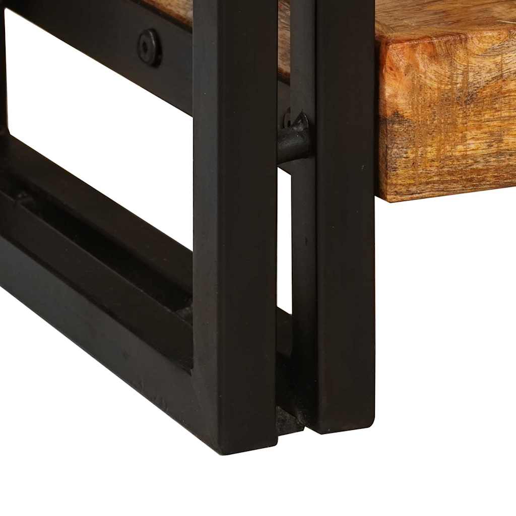 Konzolasztalok 2 pcs Barna 161 x 33 x 75 cm Tömör Mangófát