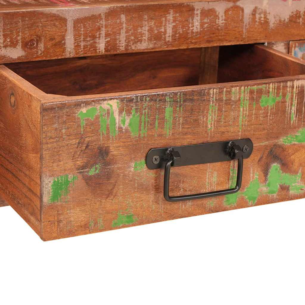 Konzolasztalok fiókkal 2 pcs Sokszínű 161 x 33 x 75 cm