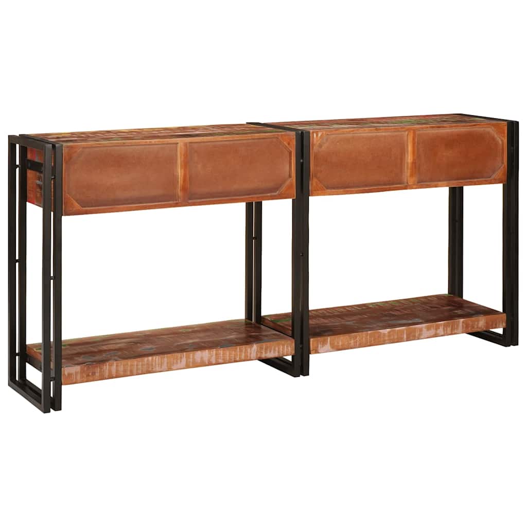 Konzolasztalok fiókkal 2 pcs Sokszínű 161 x 33 x 75 cm