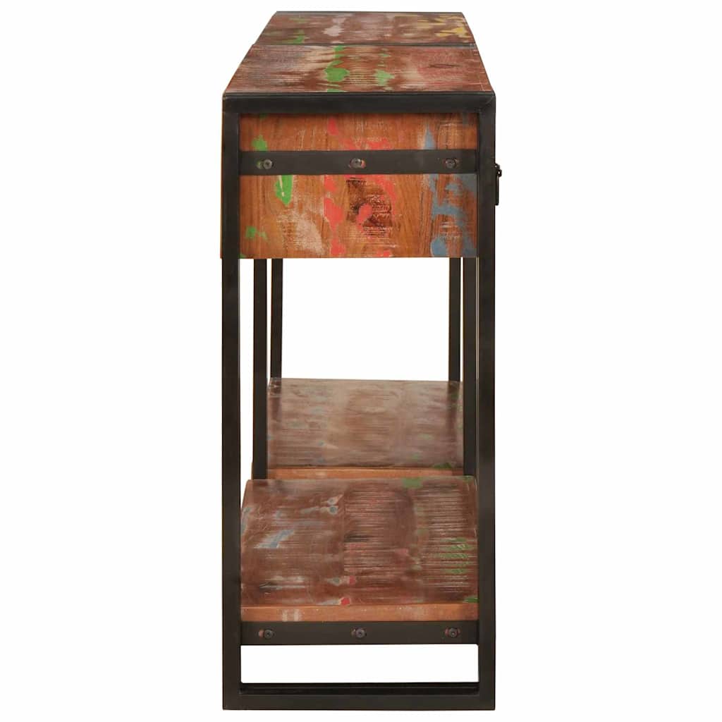 Konzolasztalok fiókkal 2 pcs Sokszínű 161 x 33 x 75 cm