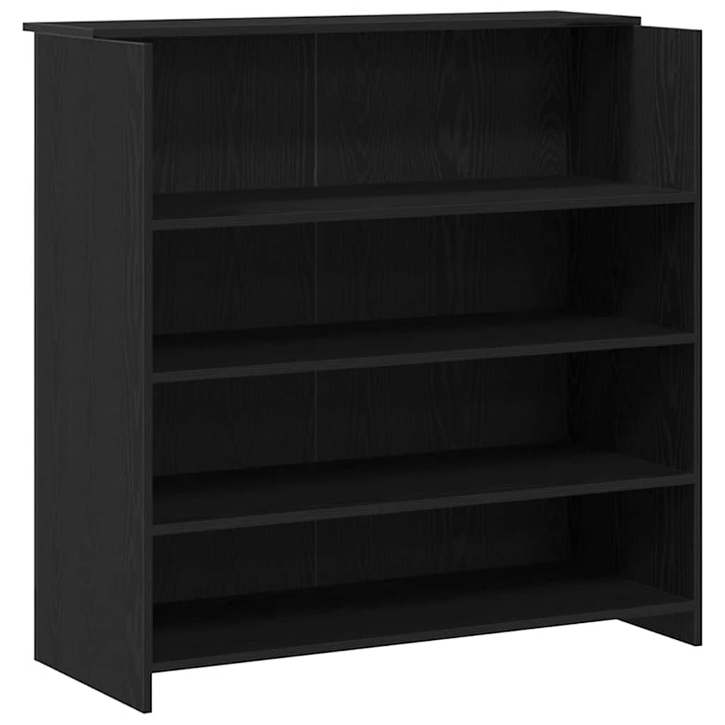 fekete tölgyfa recepciósasztal 200 x 50 x 103,5 cm