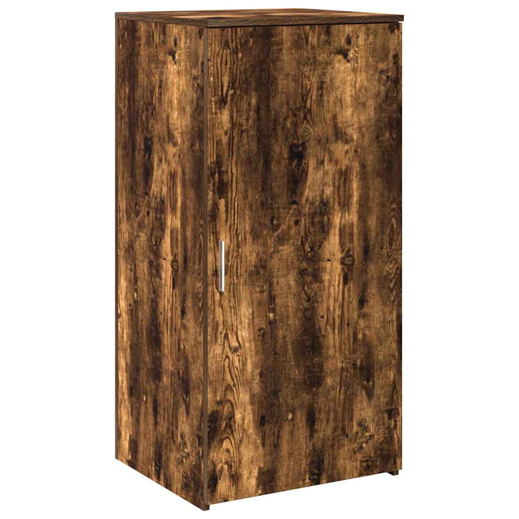 recepciós pult füstös tölgy 155x50x103,5 cm szerelt fa