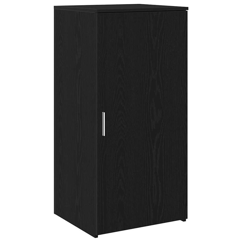 recepciós pult fekete tölgyszínű 200x50x103,5 cm szerelt fa