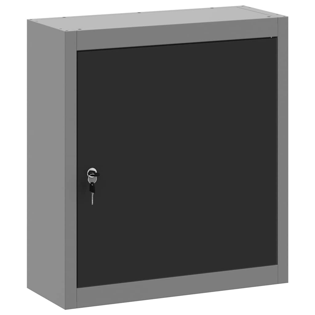 Szerszám szekrény polcokkal Fekete és Szürke 50 x 20 x 55 cm