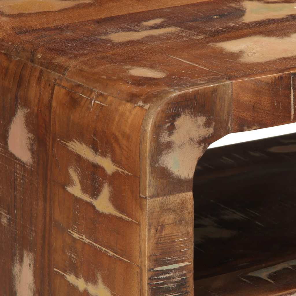 tömör újrahasznosított fa TV-szekrény 105x46x32 cm