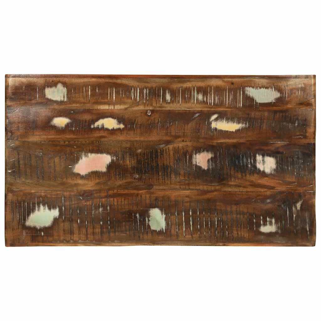 Dohányzóasztal 90 x 50 x 35 cm Szilárd Újrahasznosított Fa