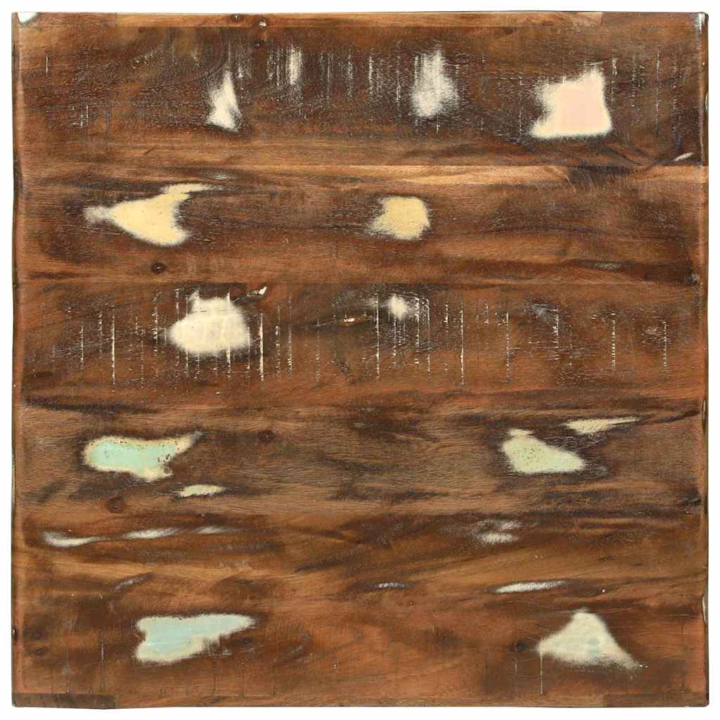 Dohányzóasztal 50 x 50 x 35 cm Szilárd Újrahasznosított Fa