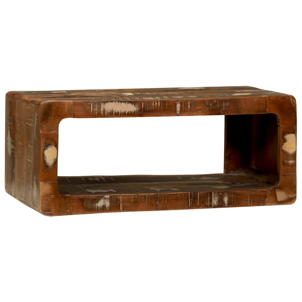 TV szekrény Sokszínű 60 x 30 x 25 cm Tömör újrahasznosított fa