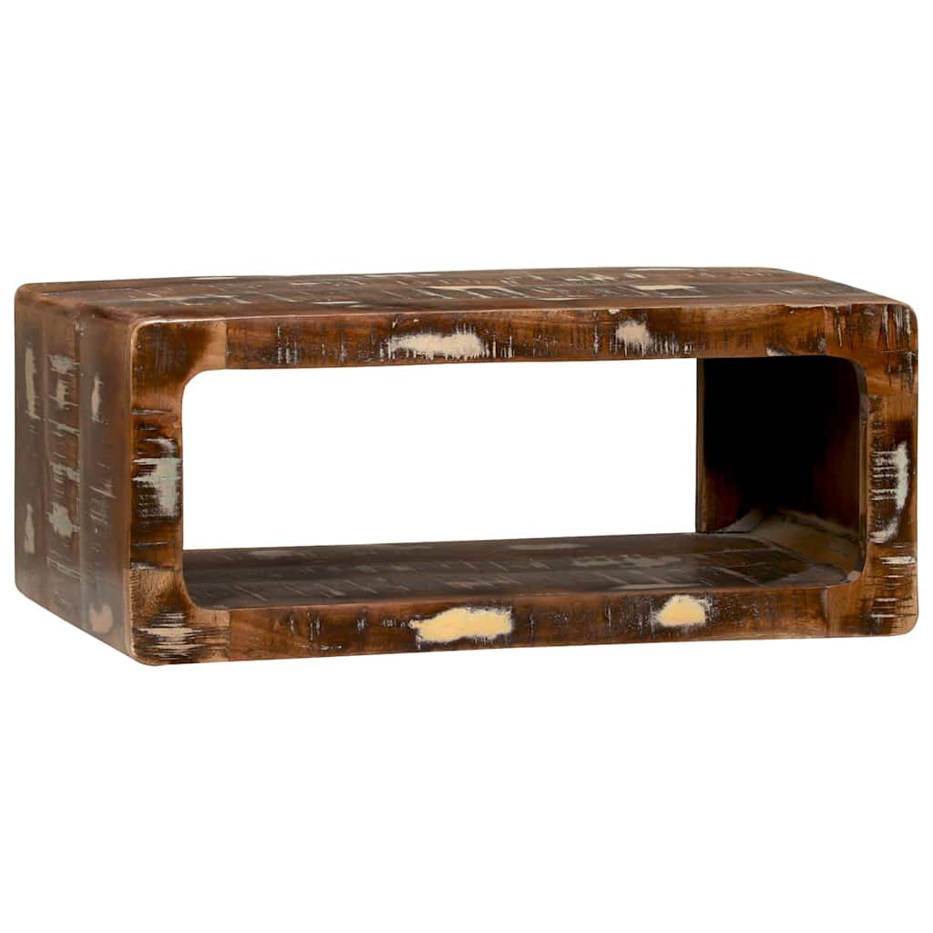 TV szekrény Sokszínű 60 x 30 x 25 cm Tömör újrahasznosított fa