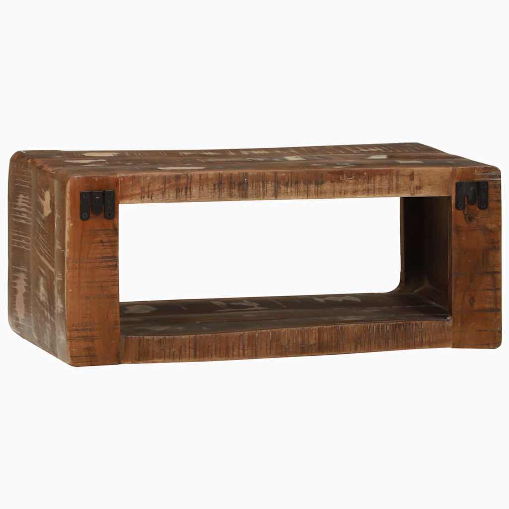 TV szekrény Sokszínű 60 x 30 x 25 cm Tömör újrahasznosított fa