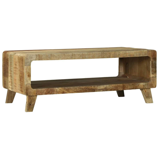 Dohányzóasztal Barna 90 x 50 x 35 cm Tömör Mangófát
