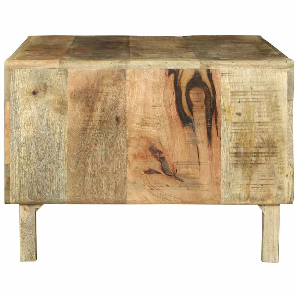 Dohányzóasztal Barna 90 x 50 x 35 cm Tömör Mangófát