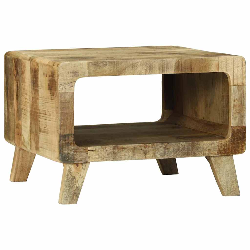 Dohányzóasztal Barna 50 x 50 x 35 cm Tömör Mangófát