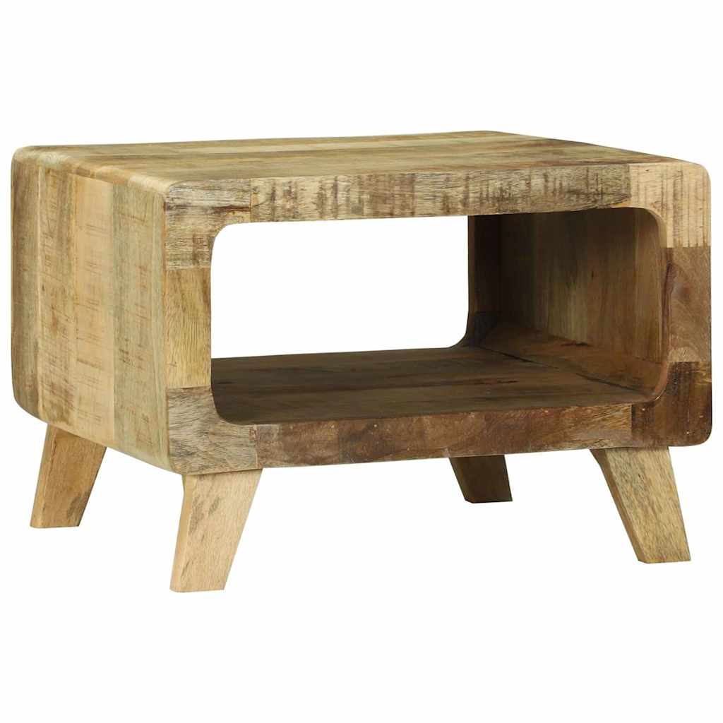 Dohányzóasztal Barna 50 x 50 x 35 cm Tömör Mangófát