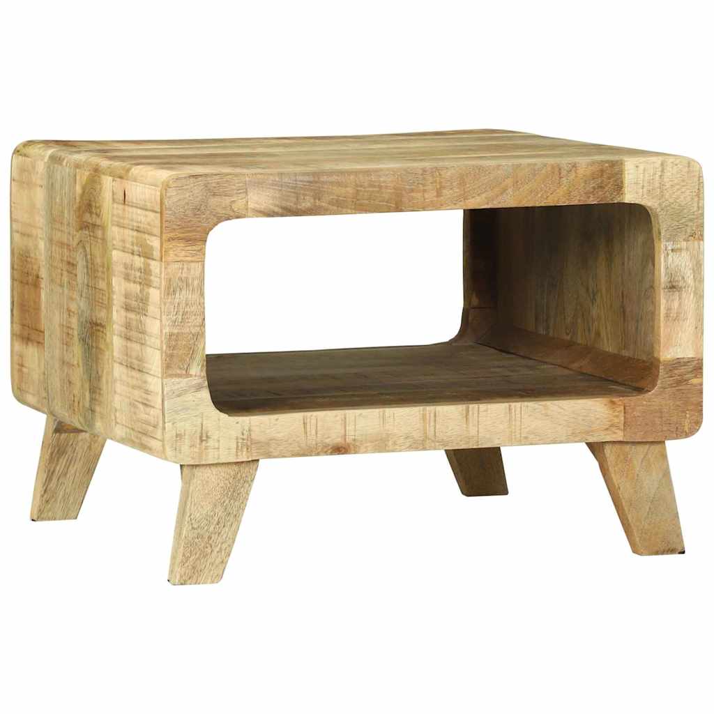 Dohányzóasztal Barna 50 x 50 x 35 cm Tömör Mangófát