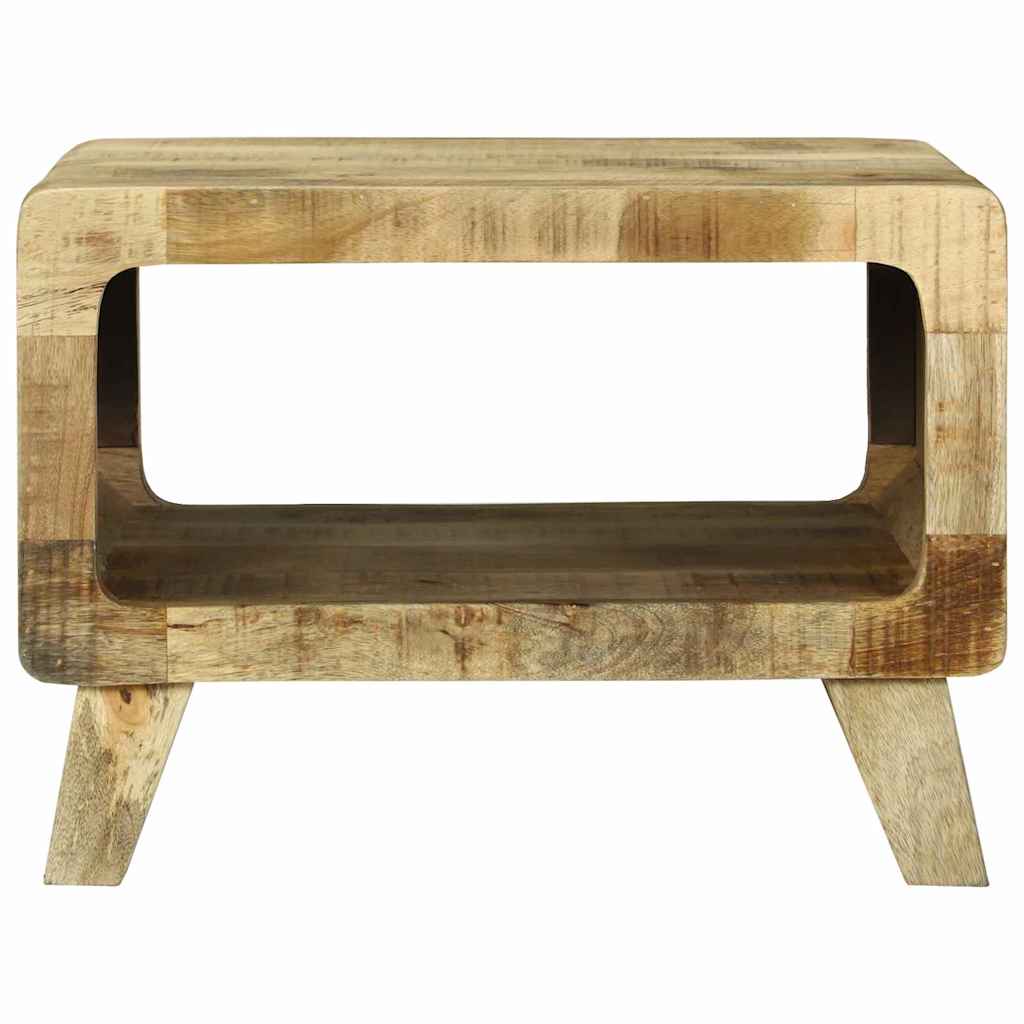 Dohányzóasztal Barna 50 x 50 x 35 cm Tömör Mangófát