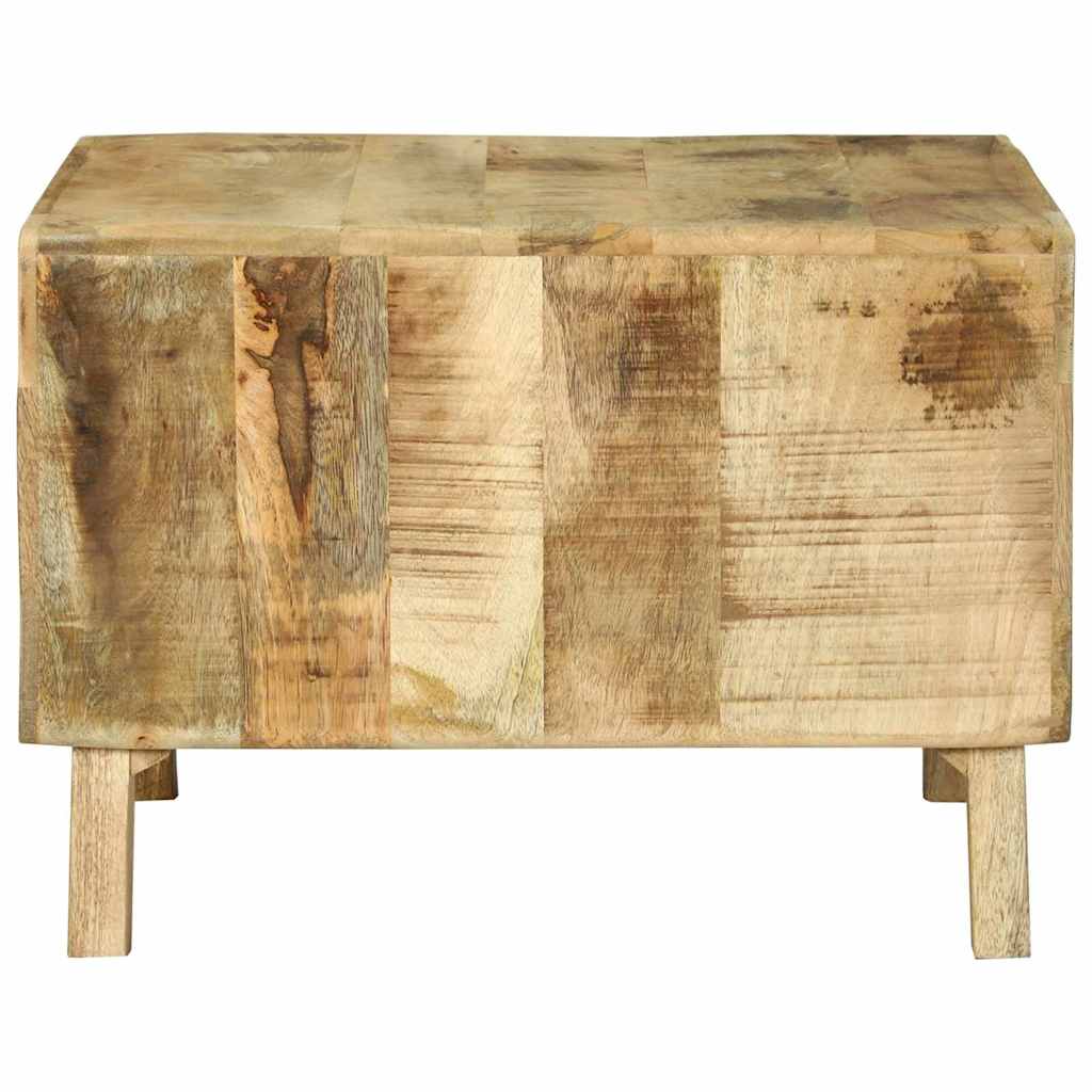 Dohányzóasztal Barna 50 x 50 x 35 cm Tömör Mangófát