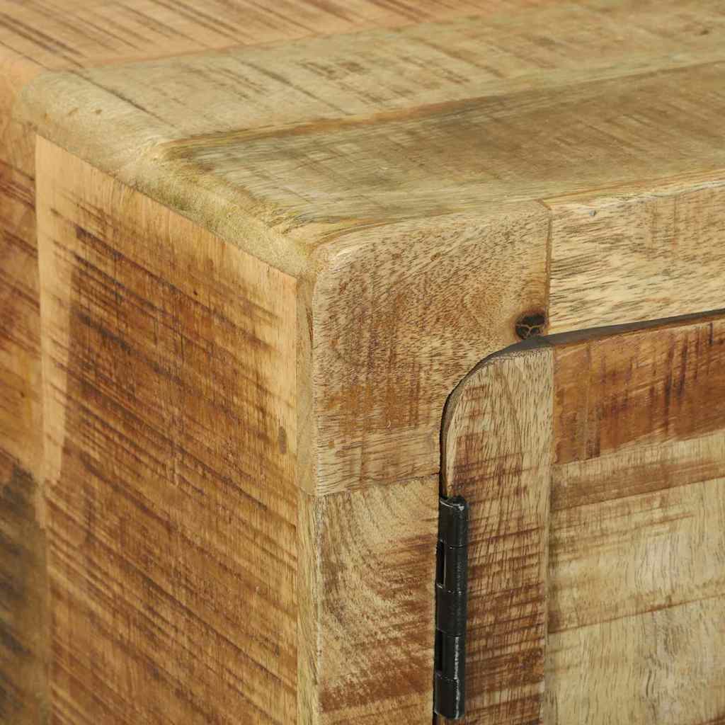 Dohányzóasztal Barna 80 x 54 x 45 cm Tömör Mangófát