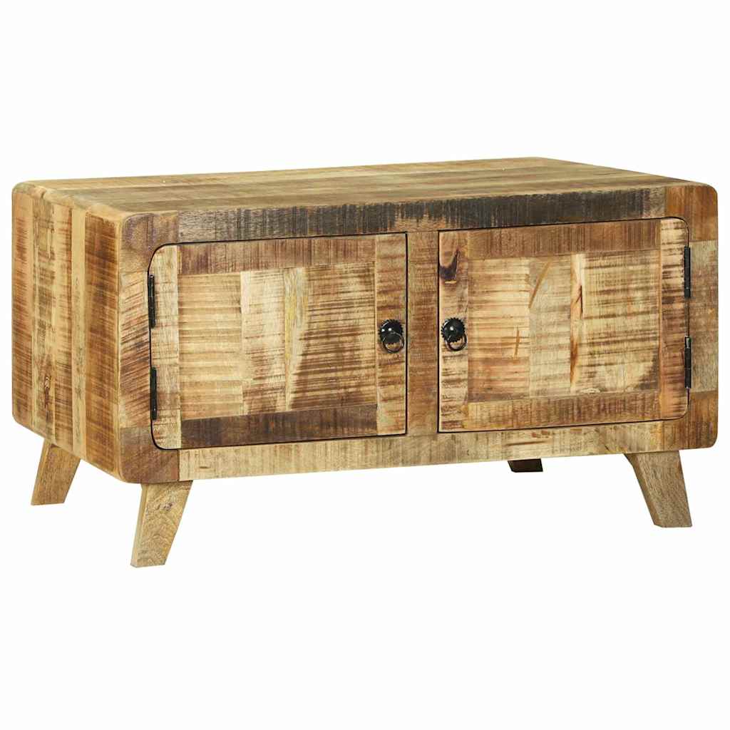 Dohányzóasztal Barna 80 x 54 x 45 cm Tömör Mangófát
