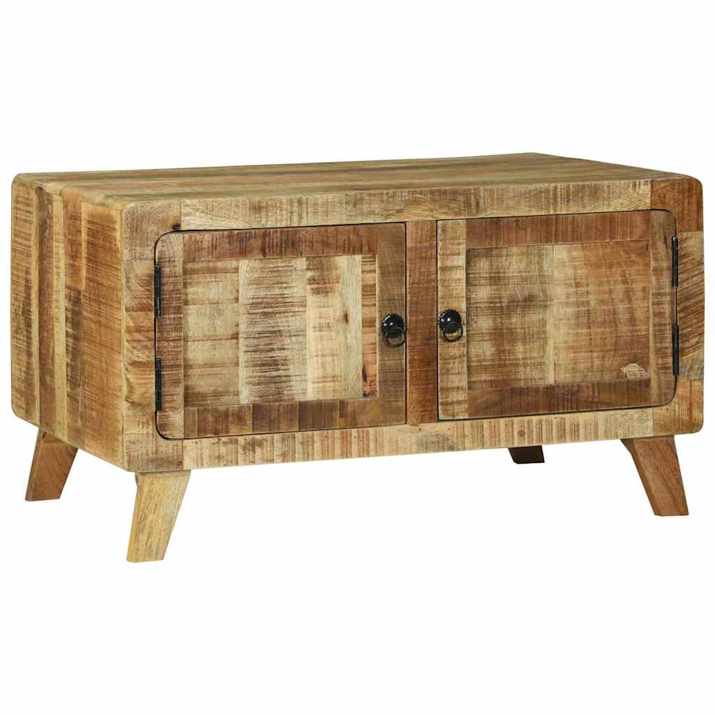 Dohányzóasztal Barna 80 x 54 x 45 cm Tömör Mangófát