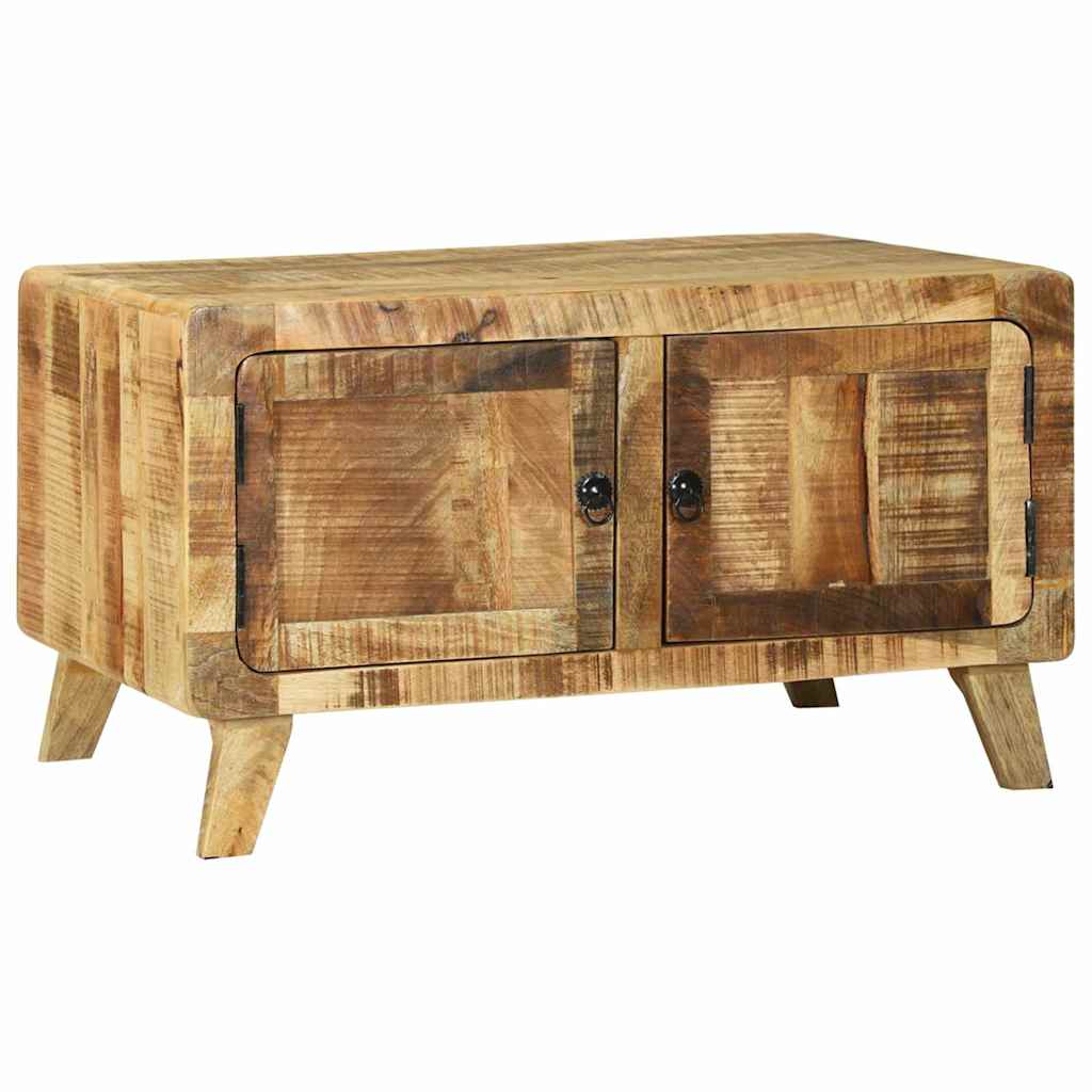 Dohányzóasztal Barna 80 x 54 x 45 cm Tömör Mangófát
