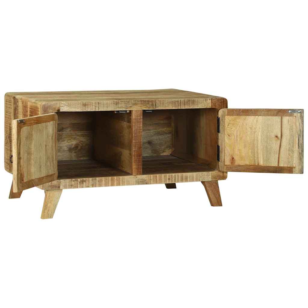 Dohányzóasztal Barna 80 x 54 x 45 cm Tömör Mangófát