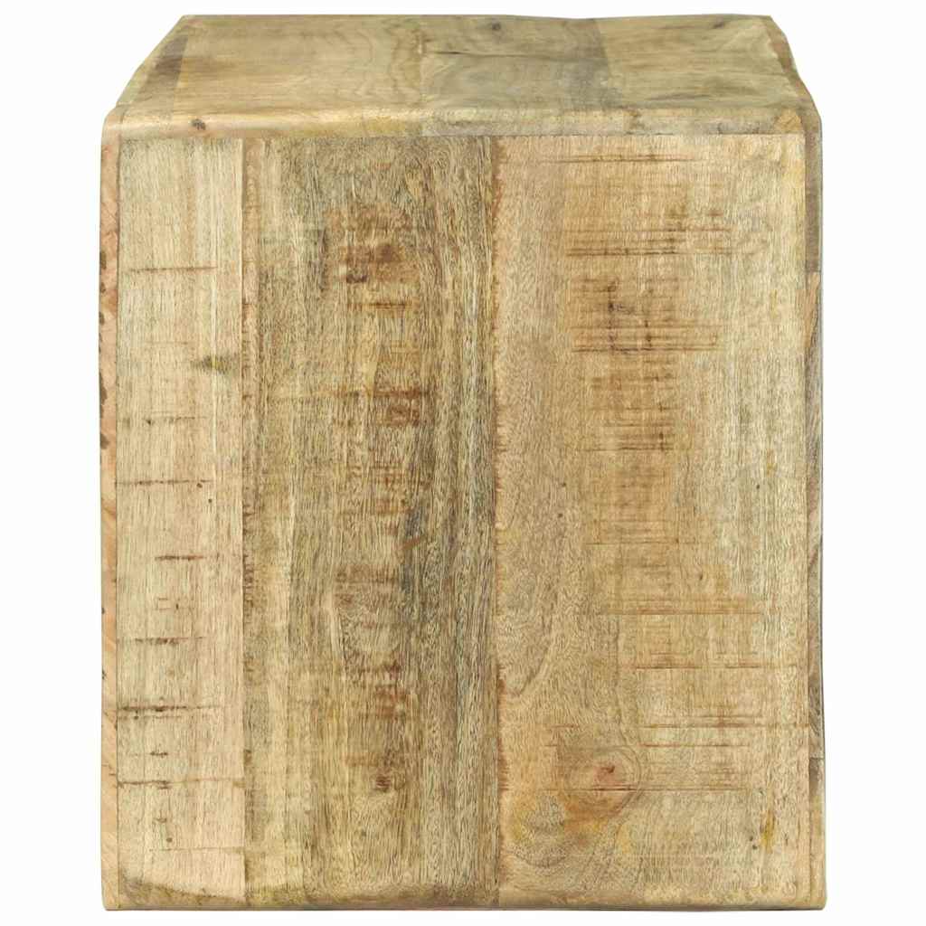 TV szekrény polcokkal Barna 80 x 32 x 36 cm Tömör mangófa