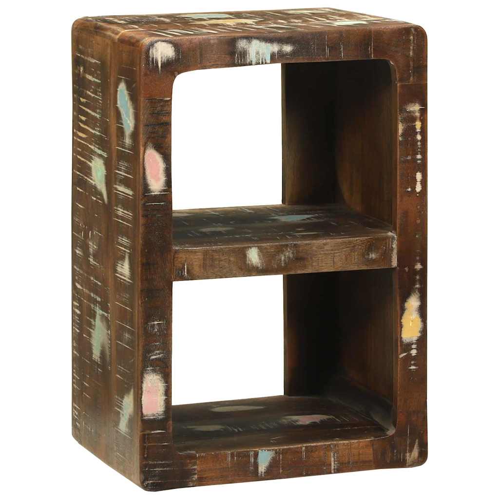 TV szekrény Sokszínű 36 x 30 x 54 cm Tömör újrahasznosított fa