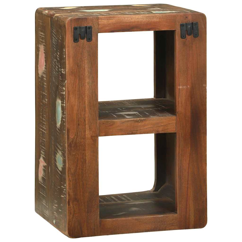 TV szekrény Sokszínű 36 x 30 x 54 cm Tömör újrahasznosított fa