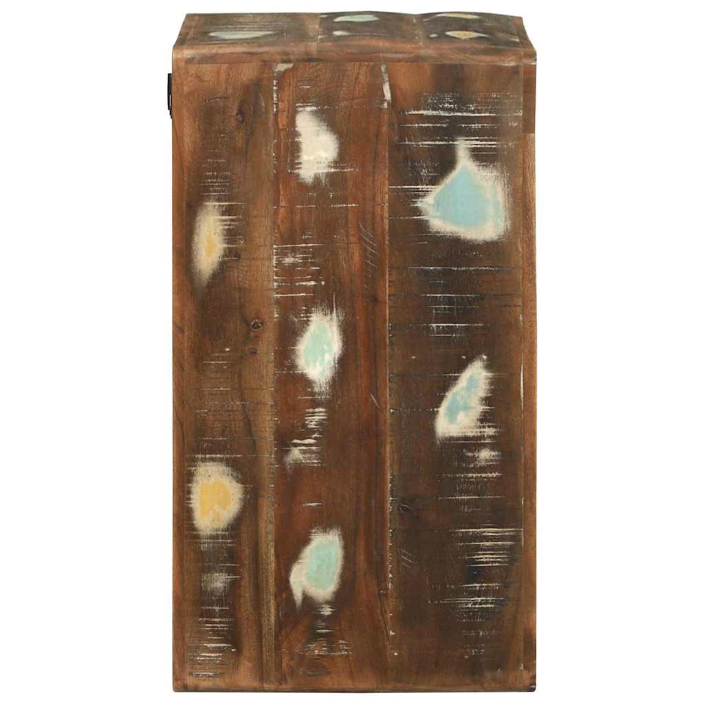 TV szekrény Sokszínű 36 x 30 x 54 cm Tömör újrahasznosított fa