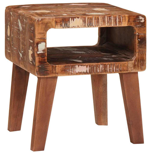 Végasztal Barna 40 x 32 x 46 cm Szilárd Újrahasznosított Fa