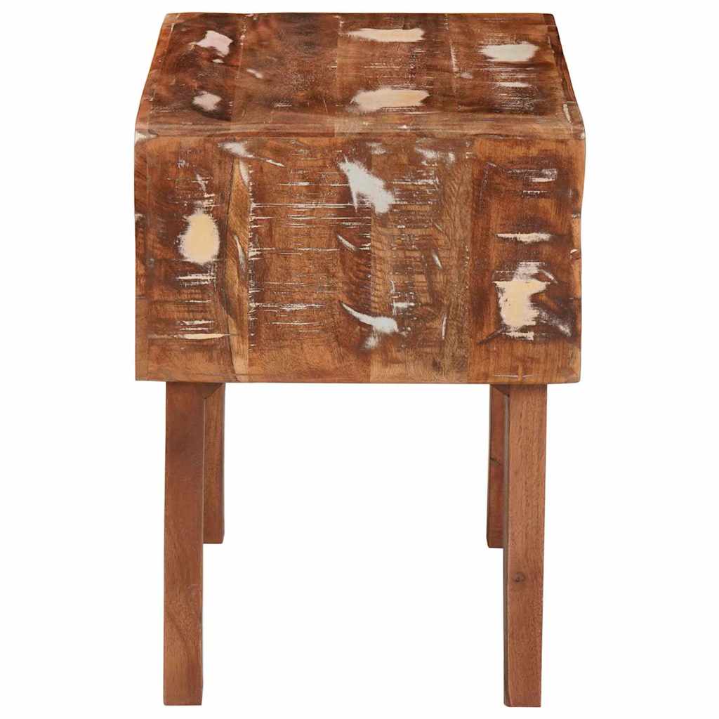 Végasztal Barna 40 x 32 x 46 cm Szilárd Újrahasznosított Fa