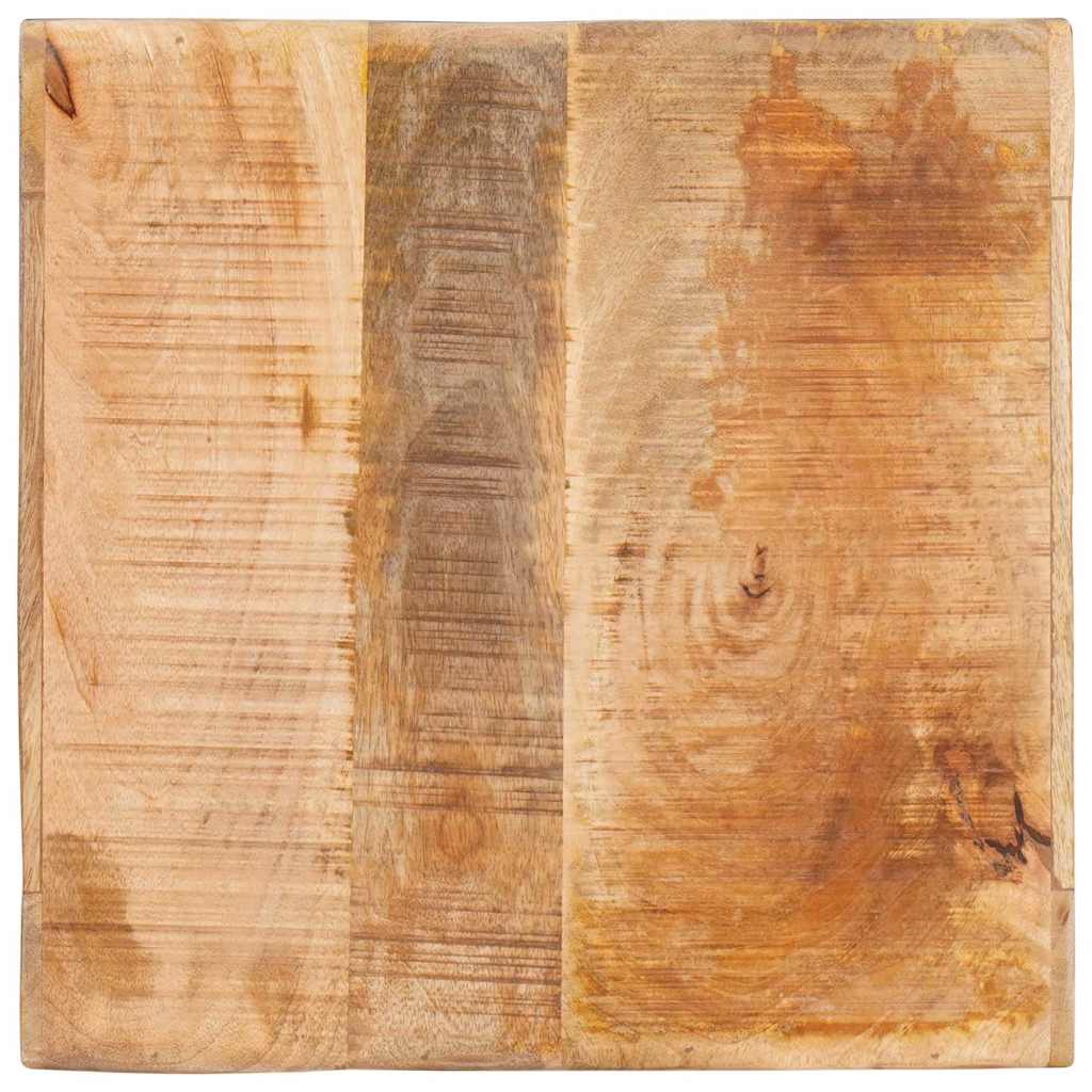 Végasztal polcokkal Barna 40 x 40 x 49 cm Tömör Mangófát