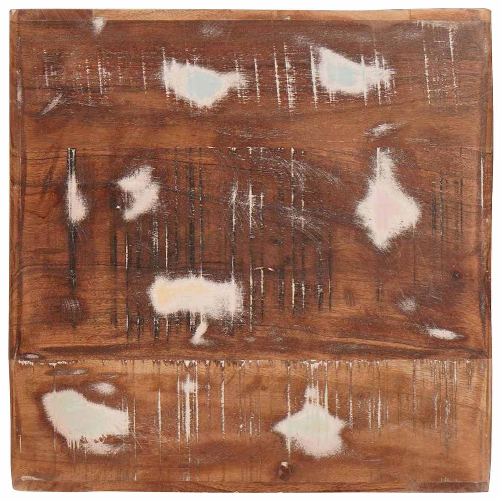 Végasztal Barna 40 x 40 x 49 cm Szilárd Újrahasznosított Fa