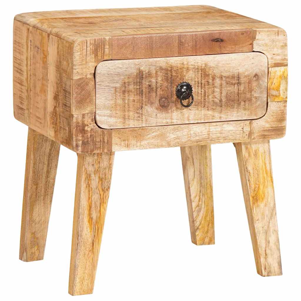 Végasztal fiókkal Barna 40 x 32 x 46 cm Tömör Mangófát