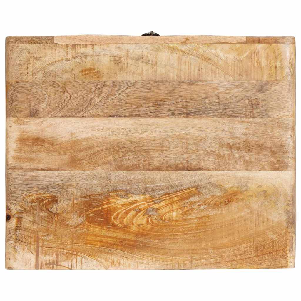 Végasztal fiókkal Barna 40 x 32 x 46 cm Tömör Mangófát