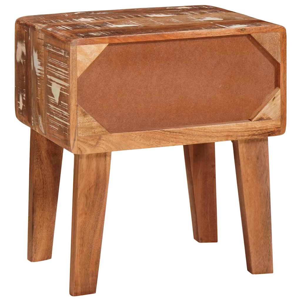 Végasztal Barna 40 x 32 x 46 cm Szilárd Újrahasznosított Fa