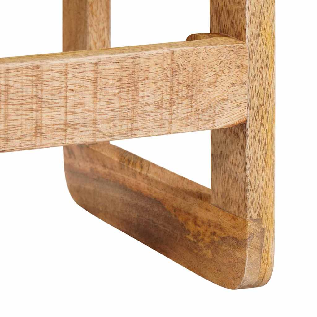 Egymásba helyezhető asztalok 2 pcs Barna Tömör Mangófát