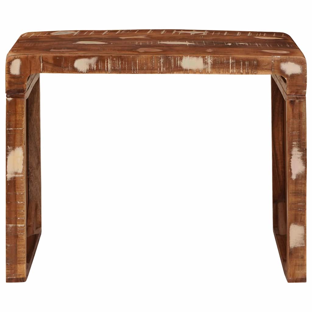 Végasztal Barna 60 x 35 x 46 cm Szilárd Újrahasznosított Fa