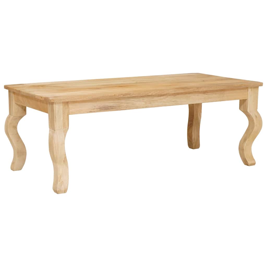 Dohányzóasztal Barna 110 x 55 x 40 cm Tömör Mangófát
