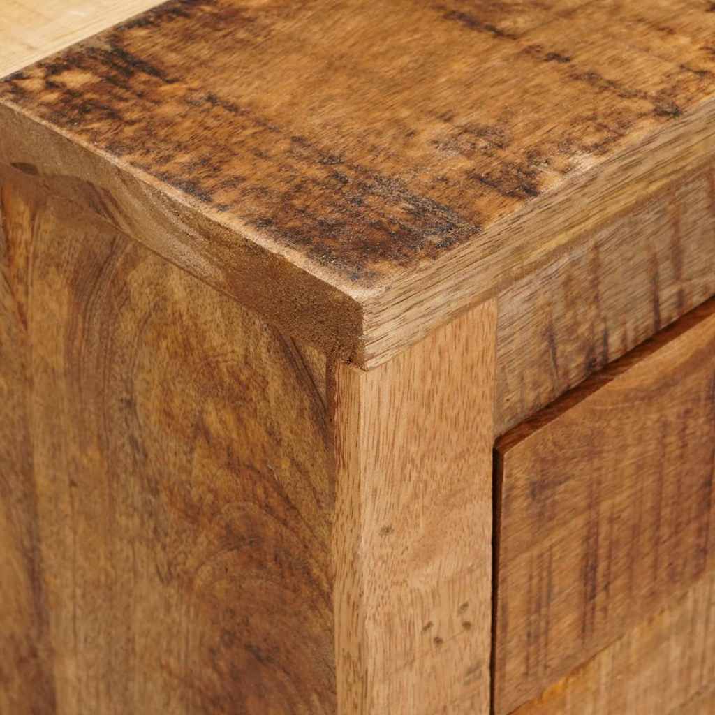 Oldalsó szekrény fiókkal Barna 70 x 38 x 63 cm tömör mangófa