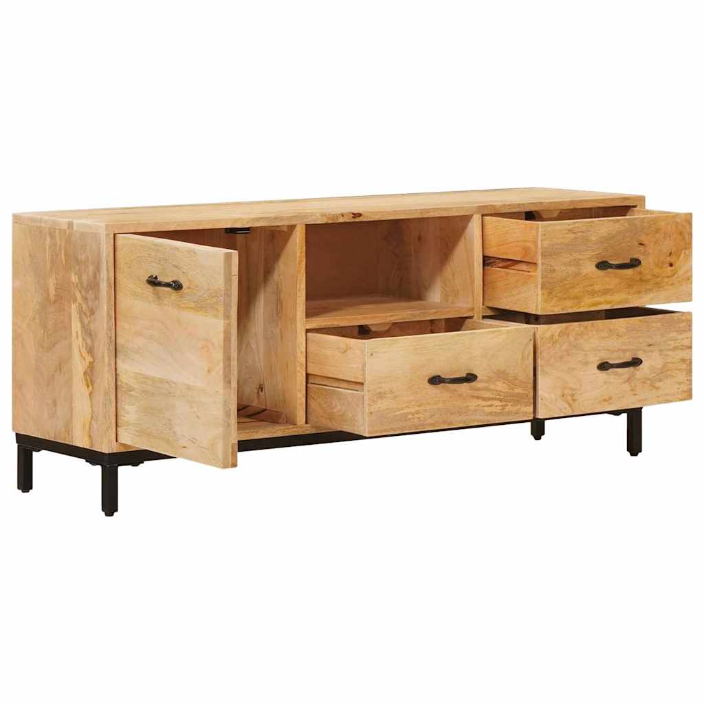 Tévéállványok fiókkal Barna 110 x 30 x 46 cm Tömör Mangófát