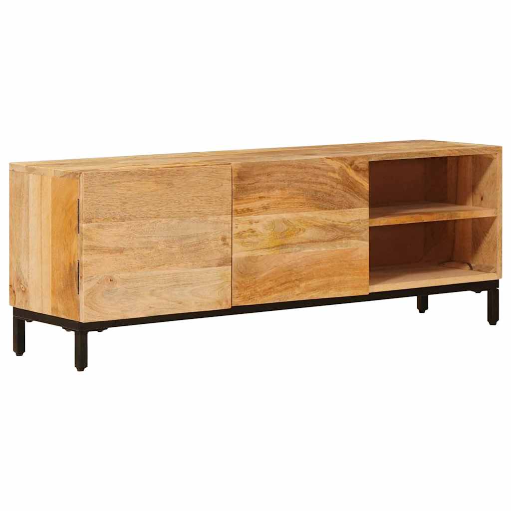Tároló szekrények ajtóval Barna 110 x 30 x 40 cm Tömör Mangófát