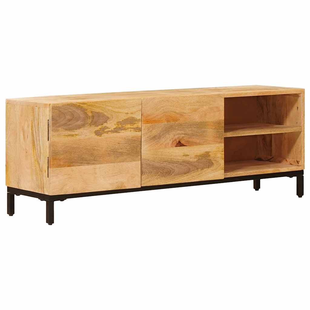 Tároló szekrények ajtóval Barna 110 x 30 x 40 cm Tömör Mangófát