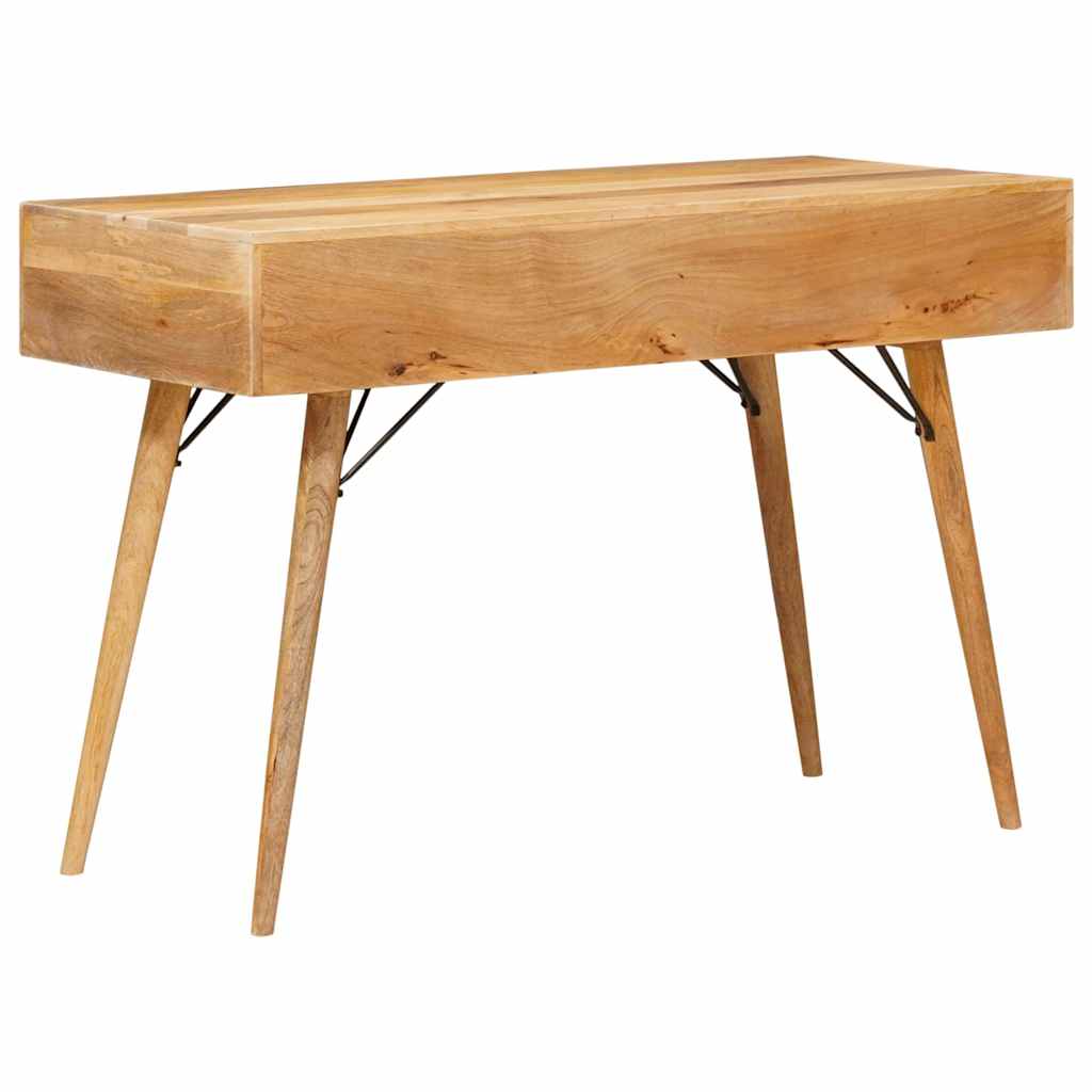Íróasztal fiókkal Barna 110 x 55 x 76 cm Tömör Mangófát