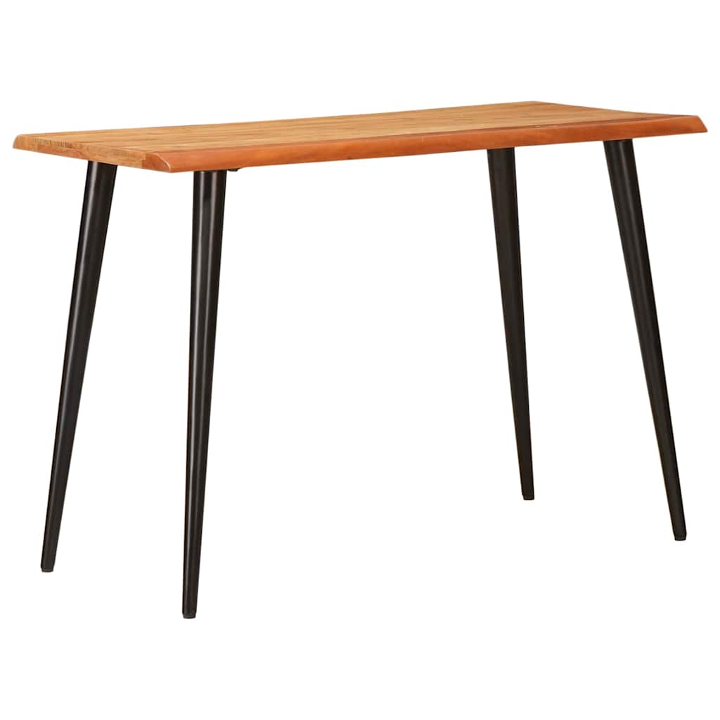 Étkezőasztalok Barna és fekete 110 x 55 x 78 cm Tömör Mangófát